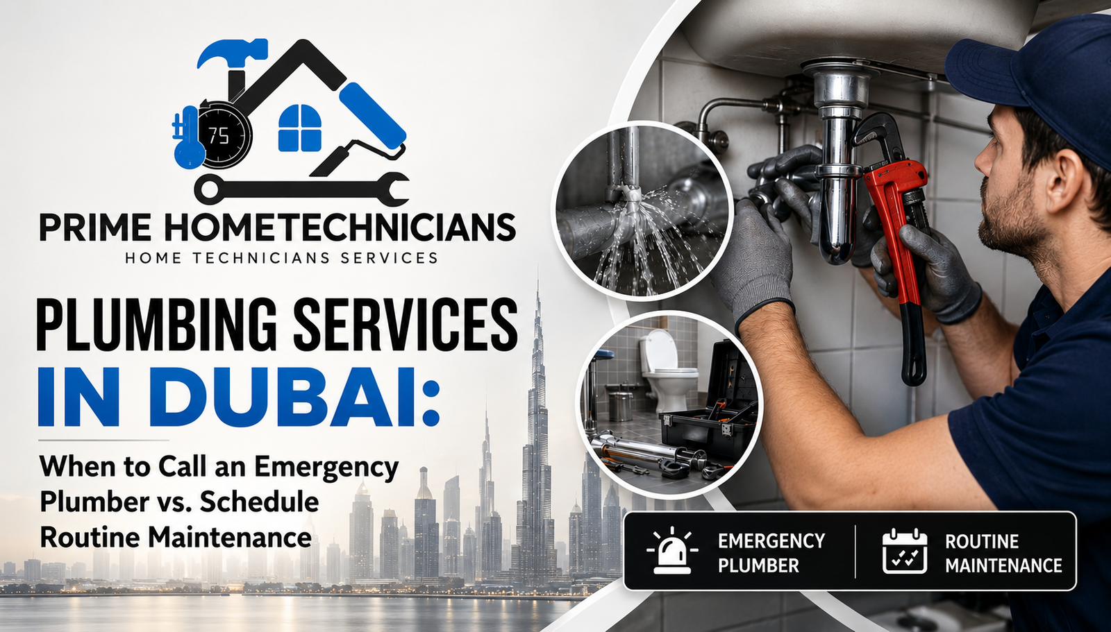 Read more about the article Plumbing Services in Dubai: When to Call an Emergency Plumber vs. Schedule Routine Maintenance