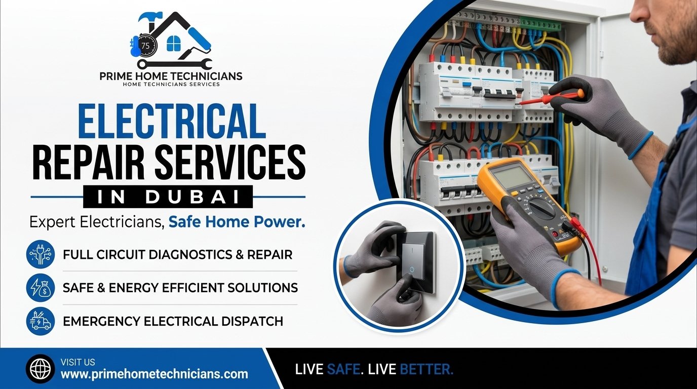 Electrical Repair Services in Dubai – Prime Home Technicians