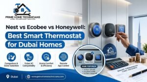 Nest vs Ecobee vs Honeywell Smart Thermostat Dubai