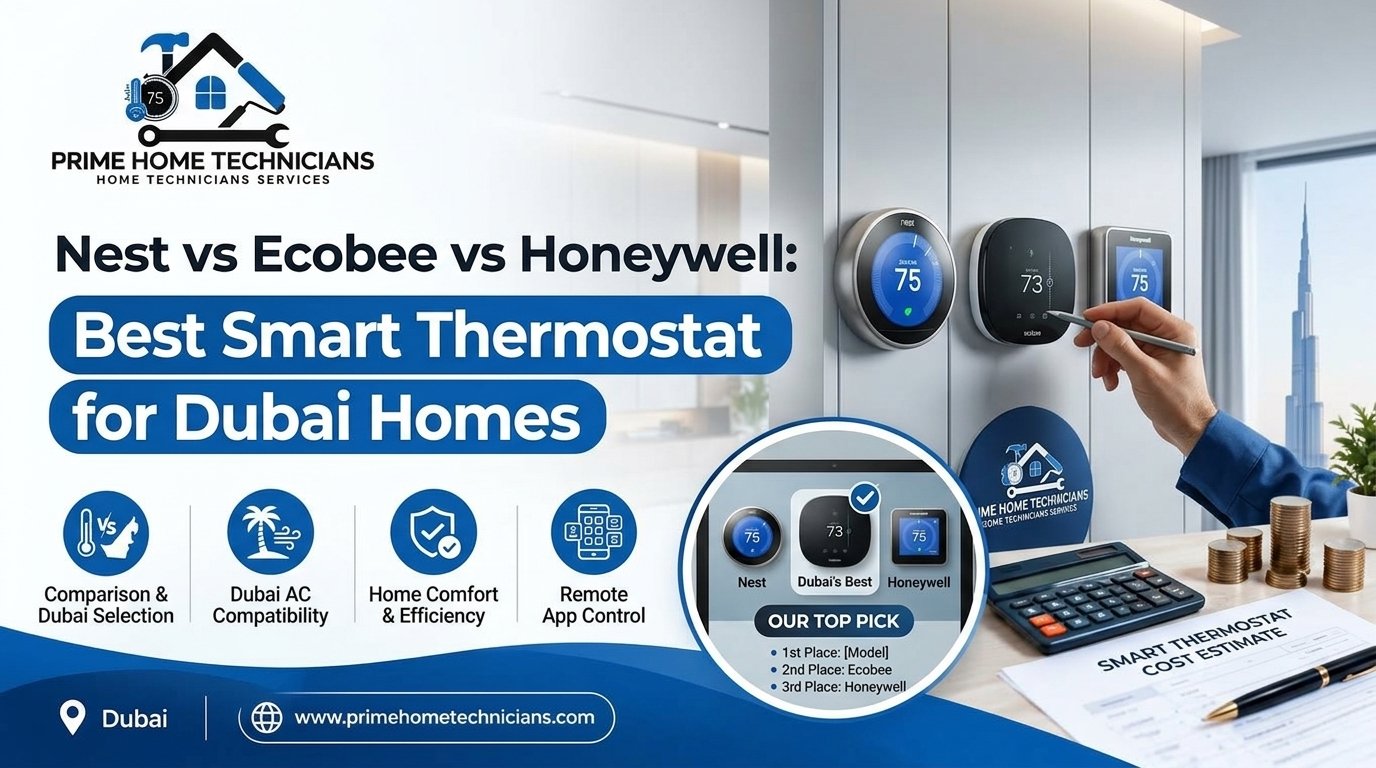 Nest vs Ecobee vs Honeywell Smart Thermostat Dubai